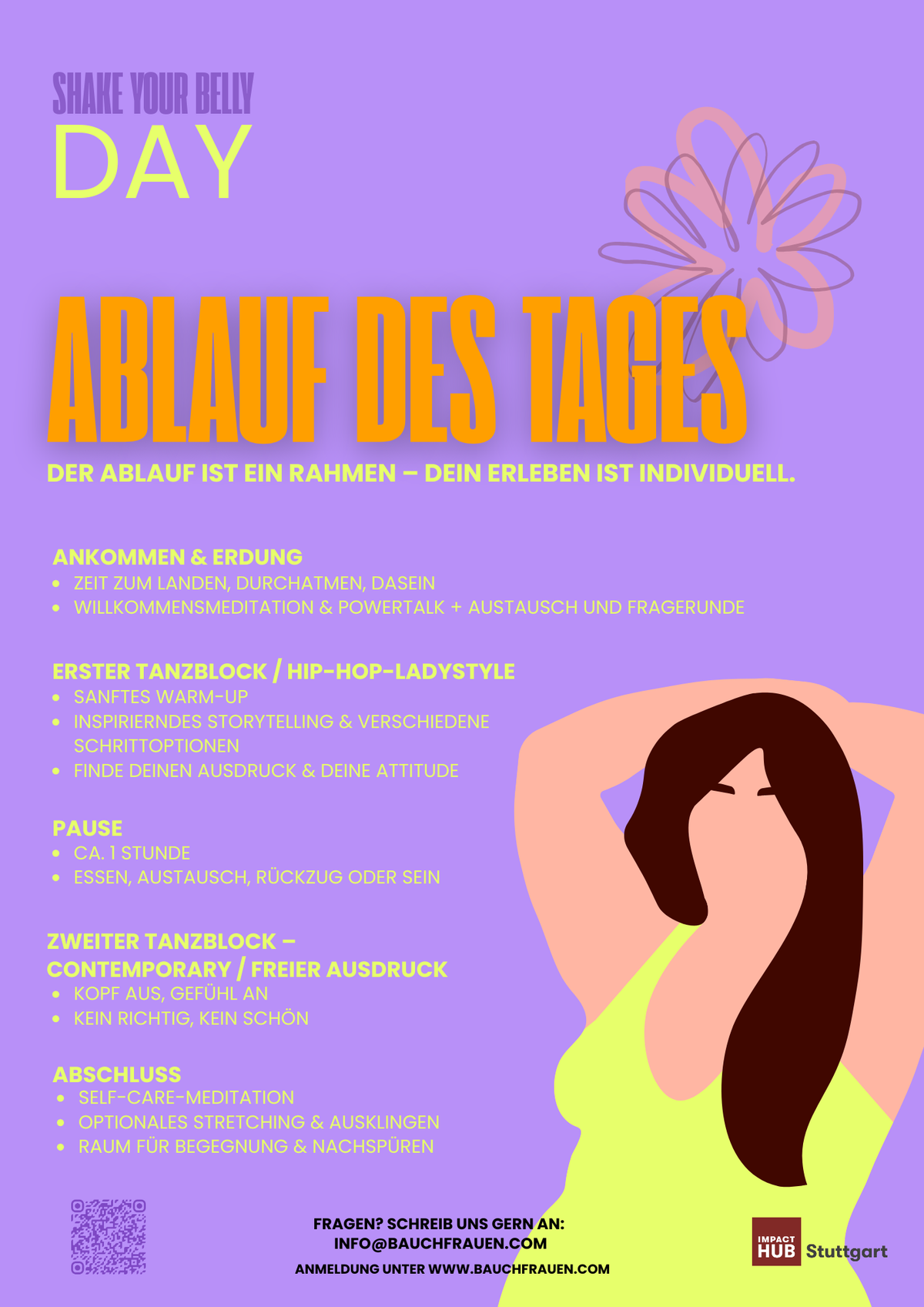 SHAKE YOUR BELLY DAY, dein inspirierendes Tages-Selbstliebe Tanzerlebnis in Stuttgart