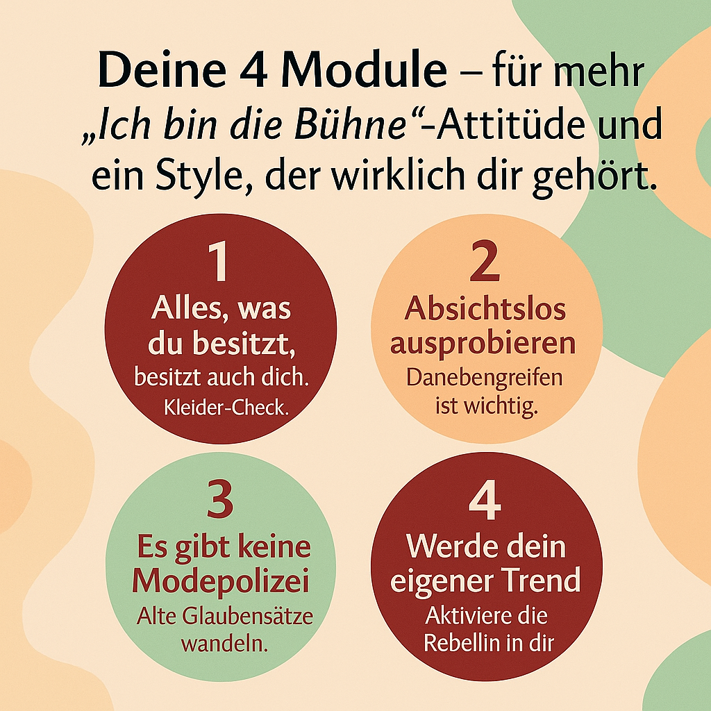 ✨ Anziehend ECHT – On Demand, dein Stylekurs von ModeRebellin &amp; Selbstbewustseins-Coach Sandra Wurster