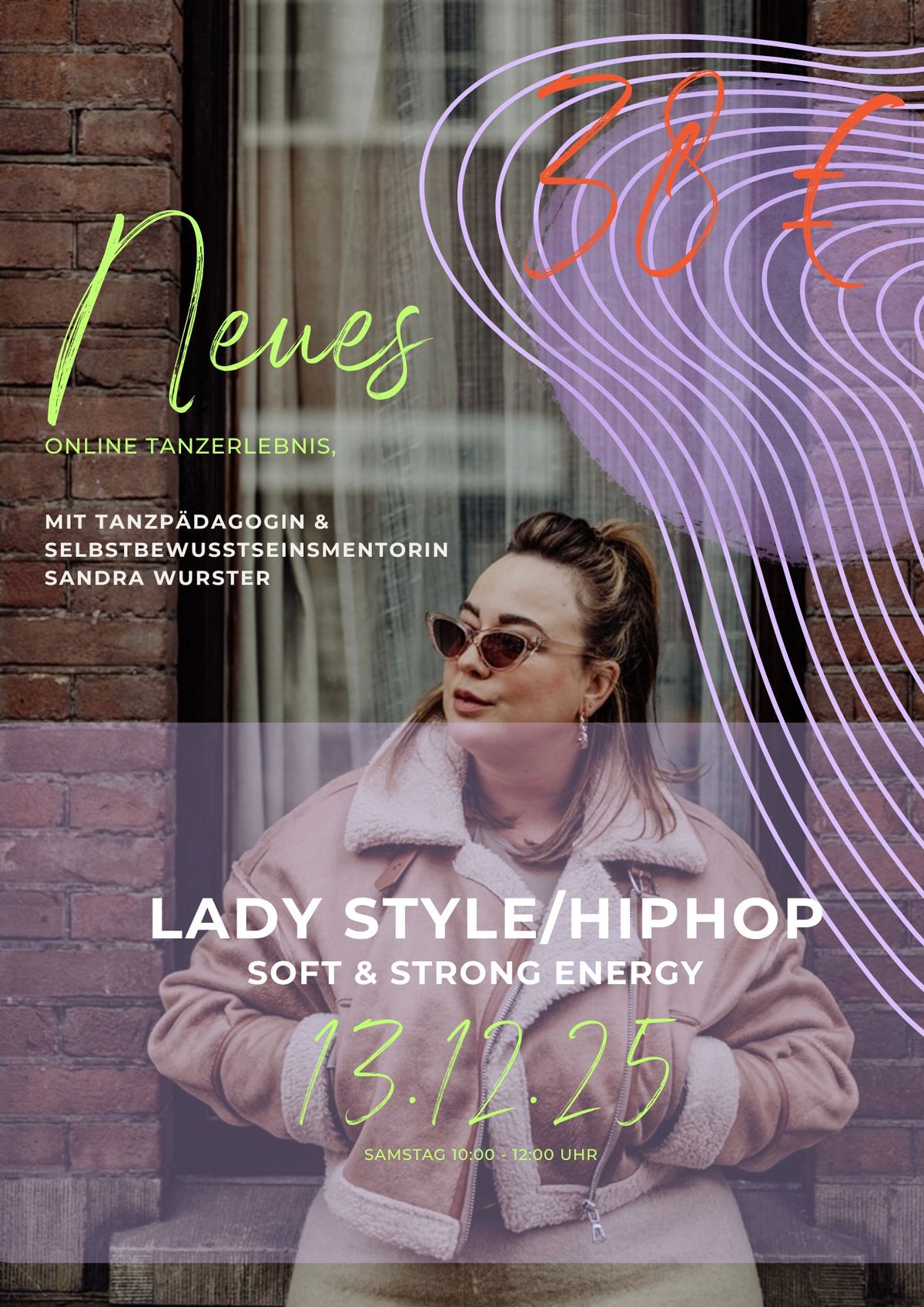 13.12.2025 Neues Online Tanzerlebnis, LADYSTYLE / HIPHOP- Soft & Strong Energy