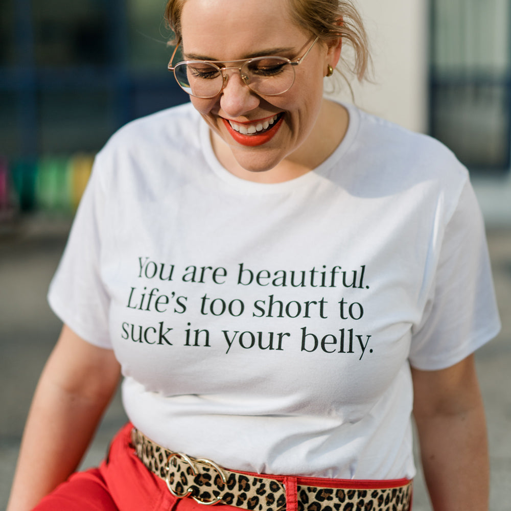 Rundhals T-Shirt You are beautiful